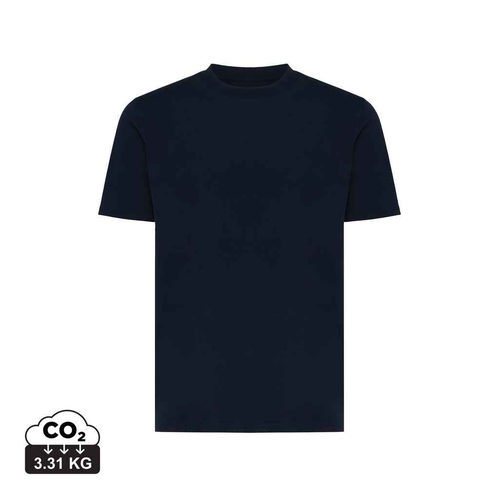 T-shirt en coton bio unisexe à personnaliser Sierra Iqoniq Bleu marine
